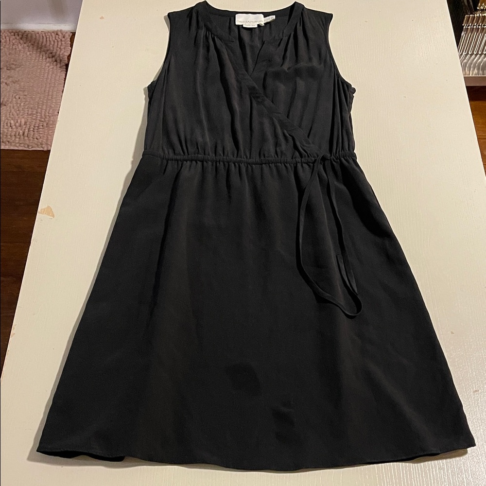 Cynthia Rowley Black Silk Dress- Size 4